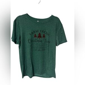 Christmas shirt short sleeve size medium